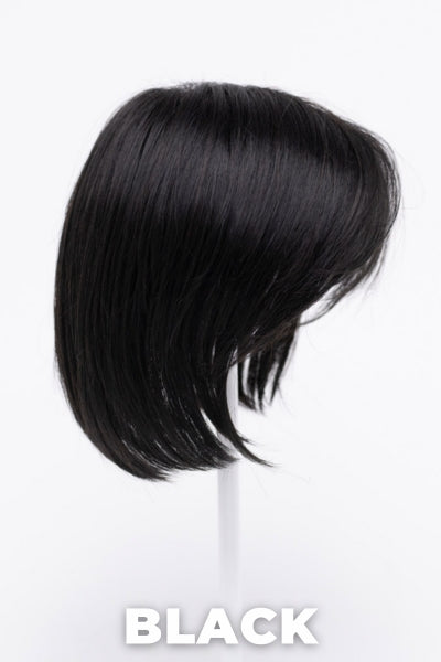 Color Swatch Black for Envy top piece  Big Bangs.  Rich dark ebony with subtle warm undertones.