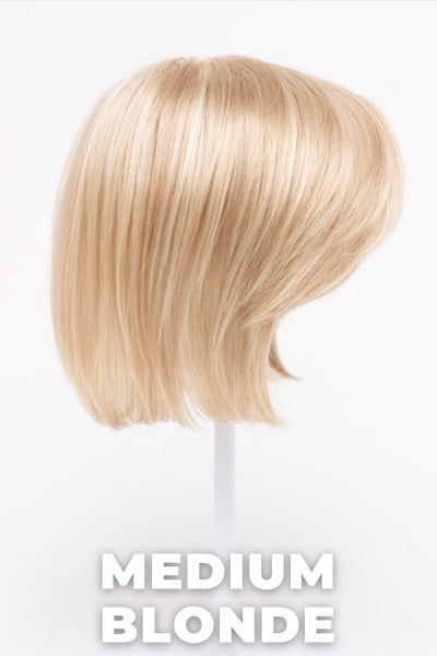 Color Swatch Medium Blonde for Envy top piece  Big Bangs.  Golden blonde, pale blonde and champagne blonde blend.