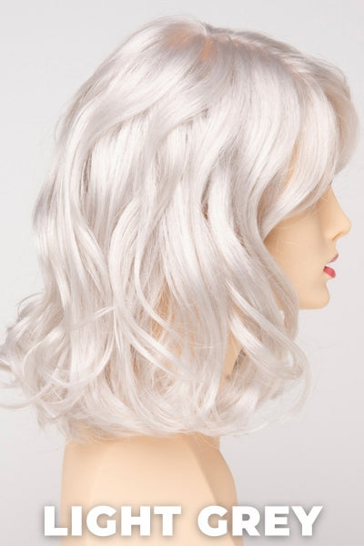 Color Swatch Light Grey for Envy wig Brittaney. Silver and white grey blend.