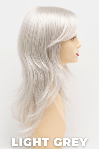 Color Swatch Light Grey for Envy wig Celeste. Silver and white grey blend.