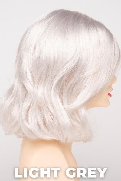 Color Swatch Light Grey for Envy wig Chloe. Silver and white grey blend.