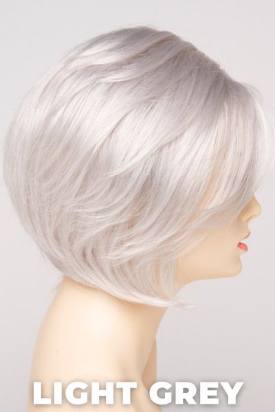 Color Swatch Light Grey for Envy wig Juliet. Silver and white grey blend.