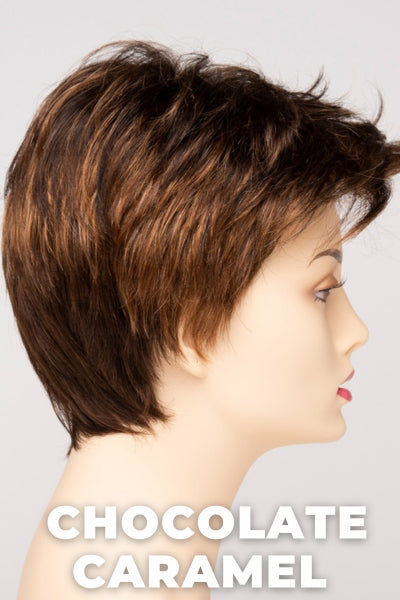 Envy-Raven-Chocolate Caramel. Dark Brown w/ Gold highlights.