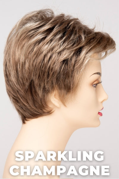 Envy-Raven-Sparkling Champagne. 3-Tone blend of a Golden Blond base with Medium Brown roots, and light Golden Blonde highlights