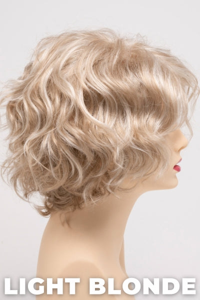 Color Swatch Light Blonde for Envy wig Suzi.  Golden blonde with creamy blonde and platinum blonde highlights.