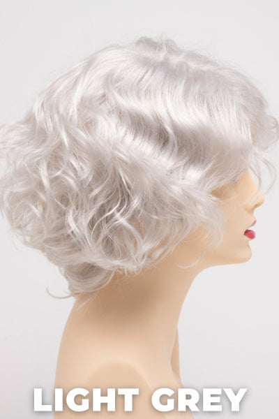 Color Swatch Light Grey for Envy wig Suzi.  Silver and white grey blend.