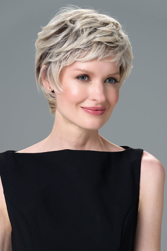 Model wearing Destiny by Envy wigs.