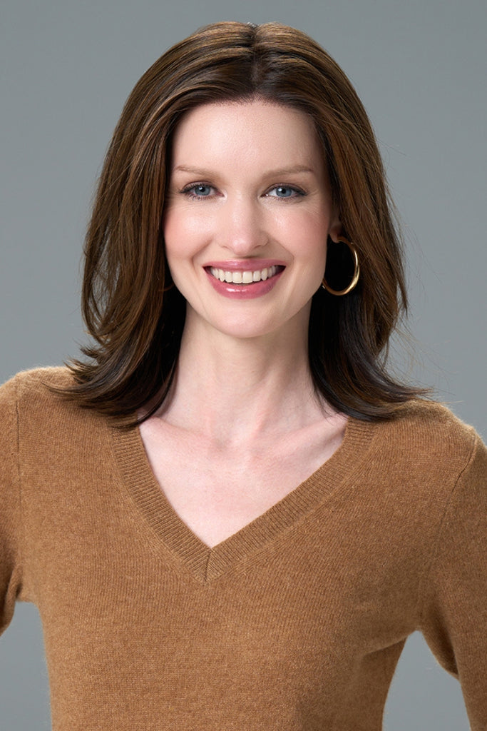 Model wearing Lisa by Envy wigs.