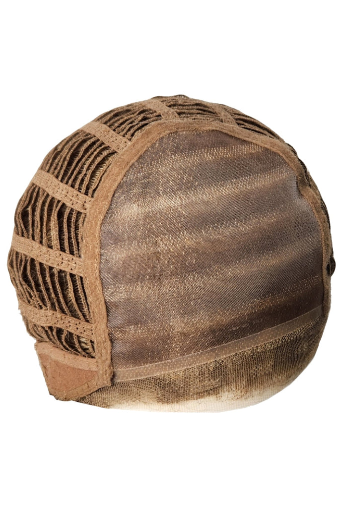 Cap Construction diagram of the Swiss Lace+ Monofilament Top.