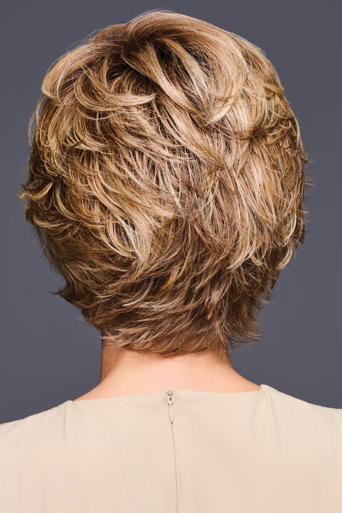 Back view of Edge Factor by Gabor in the color Shaded Cappuccino.