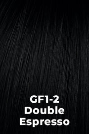 Color Double Espresso (GF1-2) for Gabor wig Ready For It.  Pure black and near black mix.