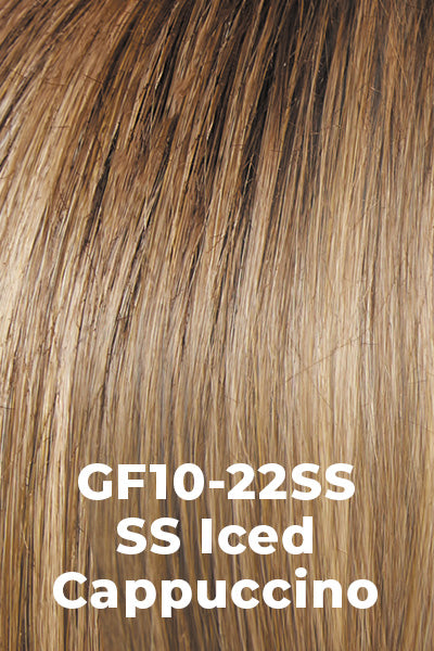Gabor Wigs - Alluring Locks - SS Iced Cappuccino (GF10-22SS). Medium Blonde and Light Brown Shaded.
