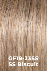 Color SS Biscuit (GF19-23SS) for Gabor wig Gimme Drama.  A dark rooted light Ash Blonde blended with cool Platinum Blonde.