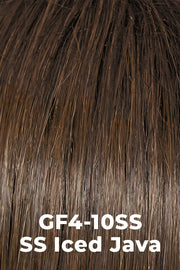 Color SS Iced Java (GF4-10SS) for Gabor wig Dress Me Up.  Black shaded with dark Brown.