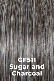 Color Sugar and Charcoal (GF511) for Gabor wig Glamorize Always.  Salt and Pepper Grey mix.