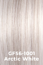 Color Arctic White (GF56-1001) for Gabor wig Dress Me Up.  Pure White with sublte sandy undertones.