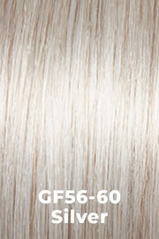 Color Silver (GF56-60) for Gabor wig Glamorize Always.  Pure White blended evenly with light Silver Grey.