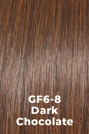 Color Dark Chocolate (GF6-8) for Gabor wig Glamorize Always.  Medium Brown with Chestnut highlights
