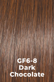 Color Dark Chocolate (GF6-8) for Gabor wig Gimme Drama.  Medium Brown with Chestnut highlights