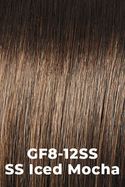 Color SS Iced Mocha (GF8-12SS) for Gabor wig Ready For It.  Medium Blonde highlight with a rooted Medium Brown base.