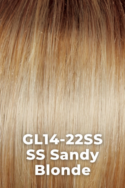 Gabor - Simply Flawless - SS Sandy Blonde (GL14-22SS). Dark Golden Blonde base blends into multi-dimensional tones of Medium Gold Blonde and light Beige Blonde.