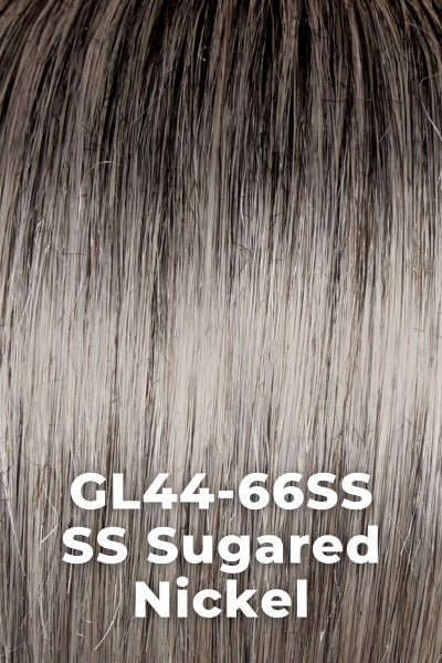 Gabor - Simply Flawless - SS Sugared Nickel (GL44-66SS). Deep Charcoal base blending into tones of Medium Grey with White highlights.