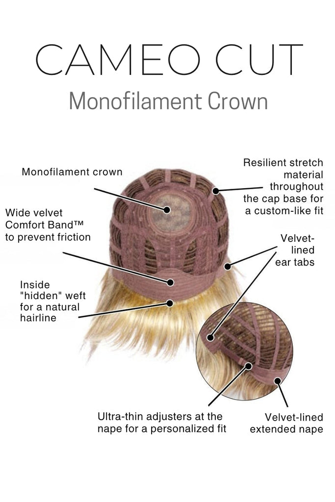 Model wearing Gabor wig Cameo Cut 8.