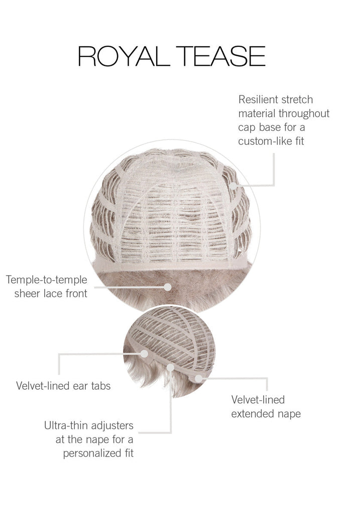 Model wearing Gabor wig Royal Tease 7.