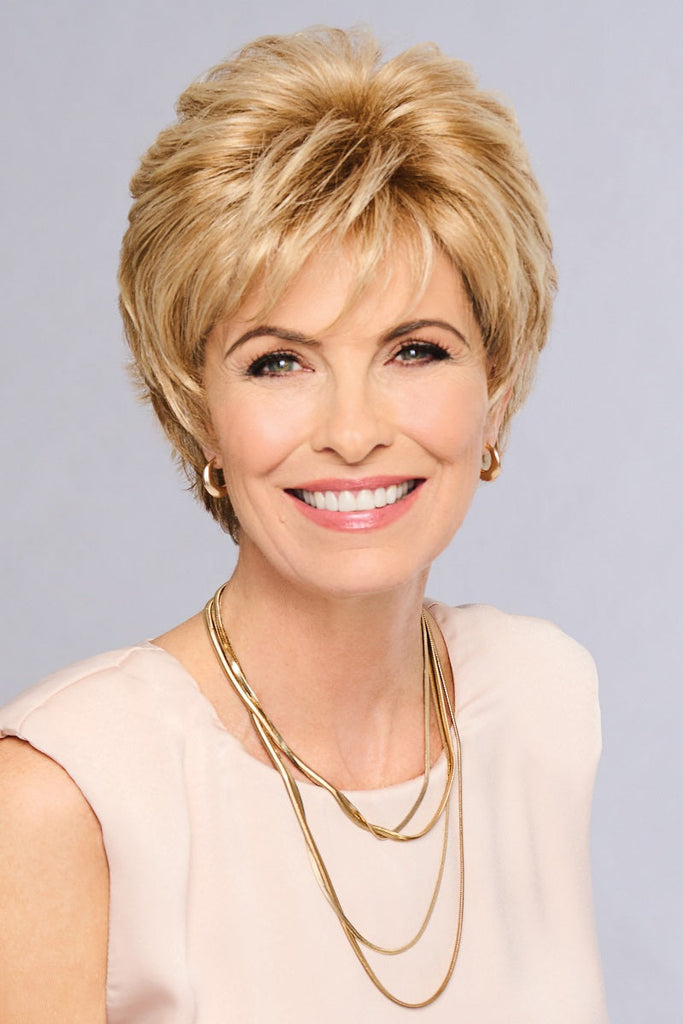 Model wearing Gabor wig Royal Tease 2.