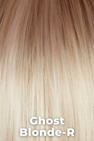 Orchid - Alicia (#6546) - Ghost Blond-R. Medium neutral blond roots that blend into a pearl cream blond.