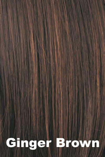 Orchid - Sheena (#6547) - Ginger Brown. Medium Auburn, blended evenly with Medium Brown.