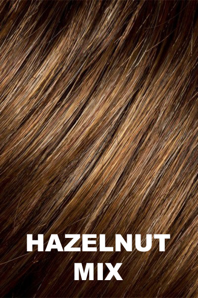 Ellen Wille Wigs - City - Hazelnut Mix. Medium Brown Base with Medium Reddish Brown and Copper Red Highlights.