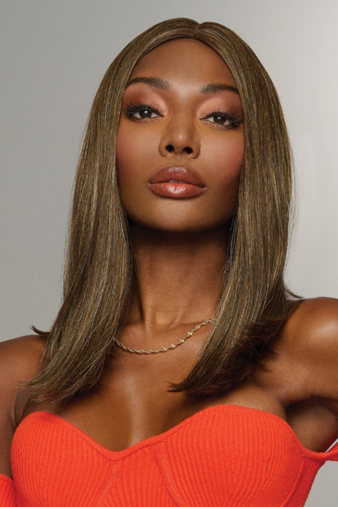 Woman wearing Sleek For The Week by Hairdo.