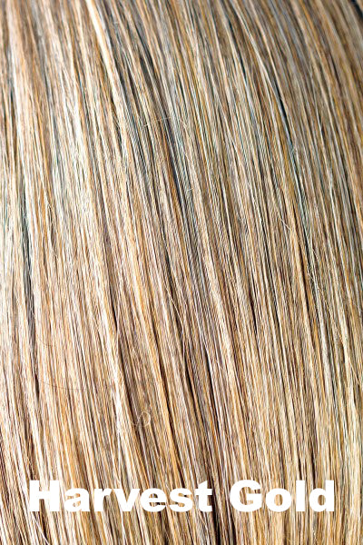 Color Harvest Gold for Noriko wig Nour #1724.  Dark blonde base with honey highlights gradually getting lighter at the ends.