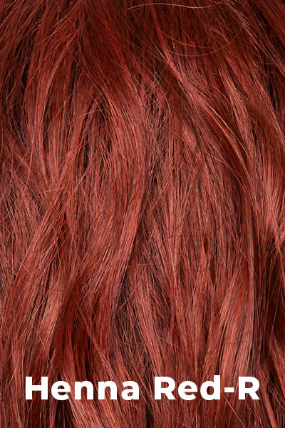 Color Henna Red-R for Alexander Couture wig Brooklyn (#1034).  Bright red and dark red mix.
