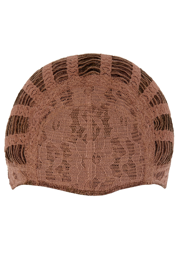 Close up of standard cap construction.