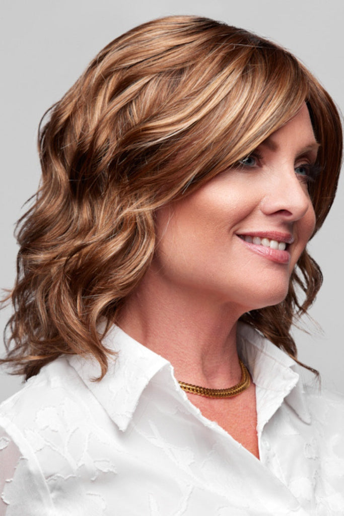 Side view of model wearing the color 8/27/26GR.