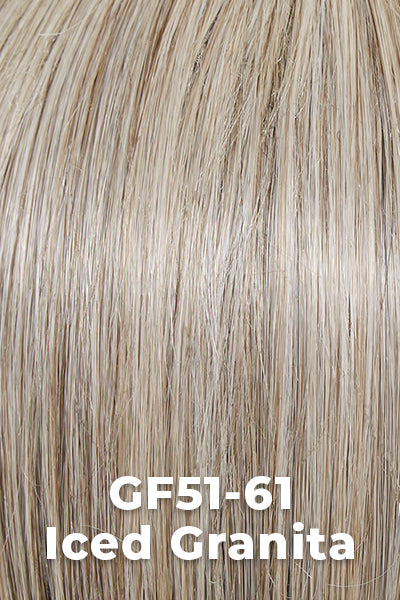 Gabor - Own The Room Luxury - Iced Granita (GF51-61). Blend of Grey with Off-White and Platinum Blonde and a touch of Light Golden Brown.
