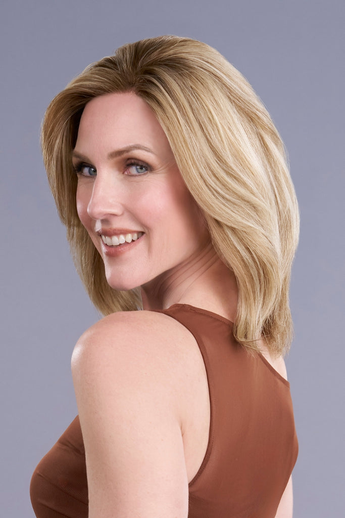 Model wearing the color 12FS12 by Jon Renau.