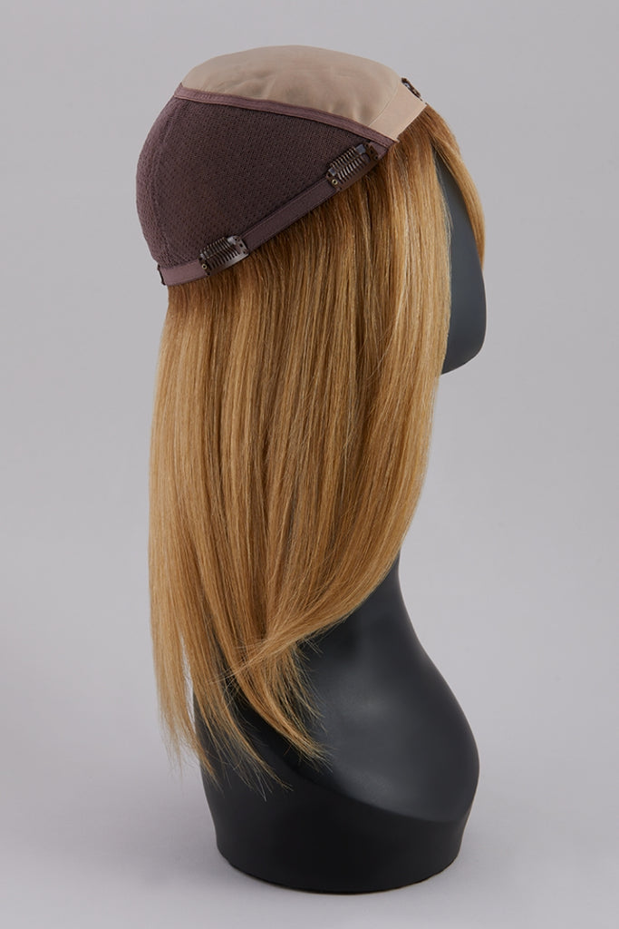 Cap Construction of Top Full Human Hair 12 inch by Jon Renau.