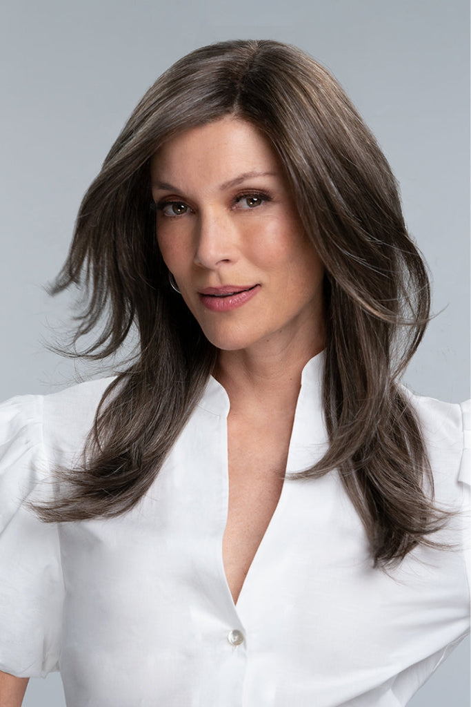 Model wearing the color 38 by Jon Renau.