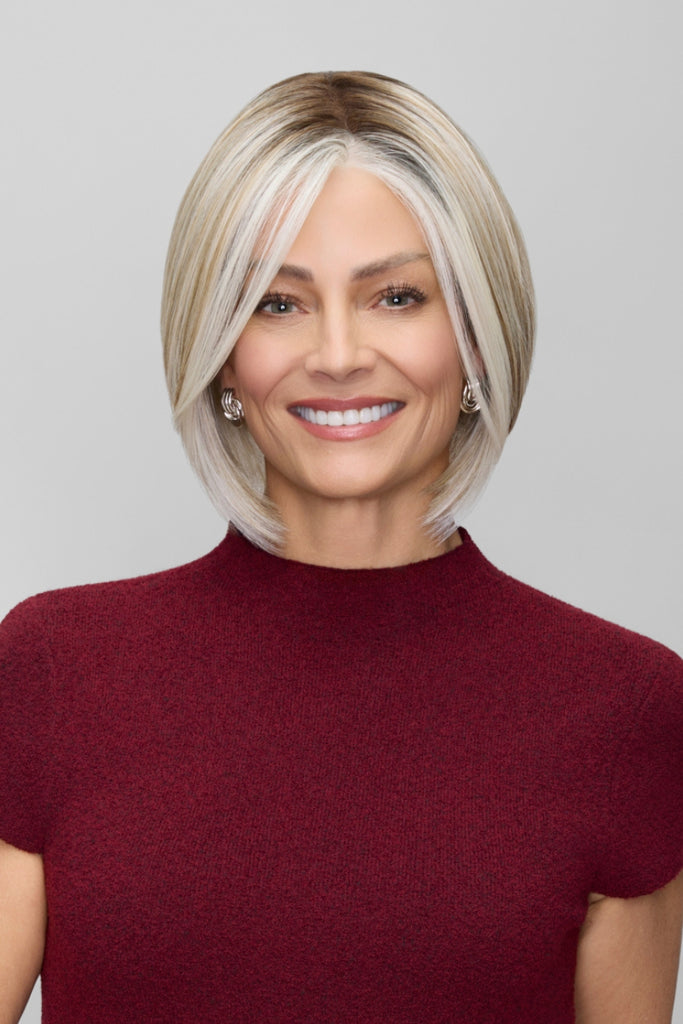 Model wearing Dawn in the color 101/88/27S8 (Catalina Blonde).