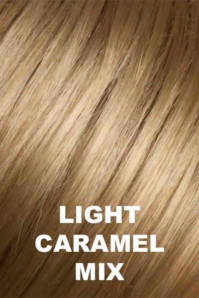 Ellen Wille Wigs - City - Light Caramel Mix. Medium-Golden brown Brown, blended with Medium Brown and Med ginger blonde tones.