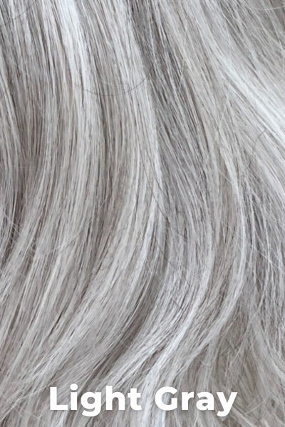 Toni Brattin Wigs - Subtle Beauty (#375) - Light Gray. Lightest silver gray blended with pure white.