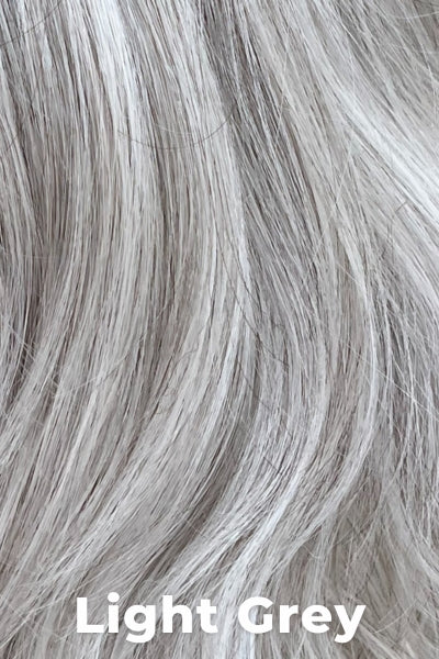 Lightest silver grey blended with pure white.
