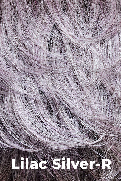 Color Lilac Silver-R for Noriko wig Nour #1724.  Light to medium grey base with a hint of lilac with dark root.