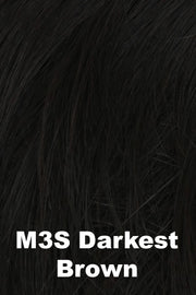 Color M3S for HIM men's wig In Full Effect.  Rich dark brown.