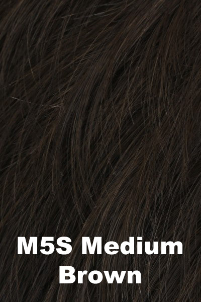 Color M5S for Him men's wig Dapper. Rich cocoa brown.