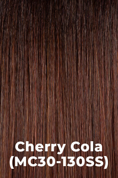Kim Kimble Extensions - 26" Trending Waves Pocket Pony - Cherry Cola (MC30/130SS). Copper base with Rich Dark Brown roots.
