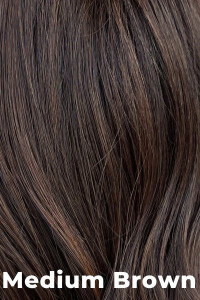 Toni Brattin Toppers - Grand Topper (#517) - Medium Brown. Chestnut brown mixed with medium auburn highlights.